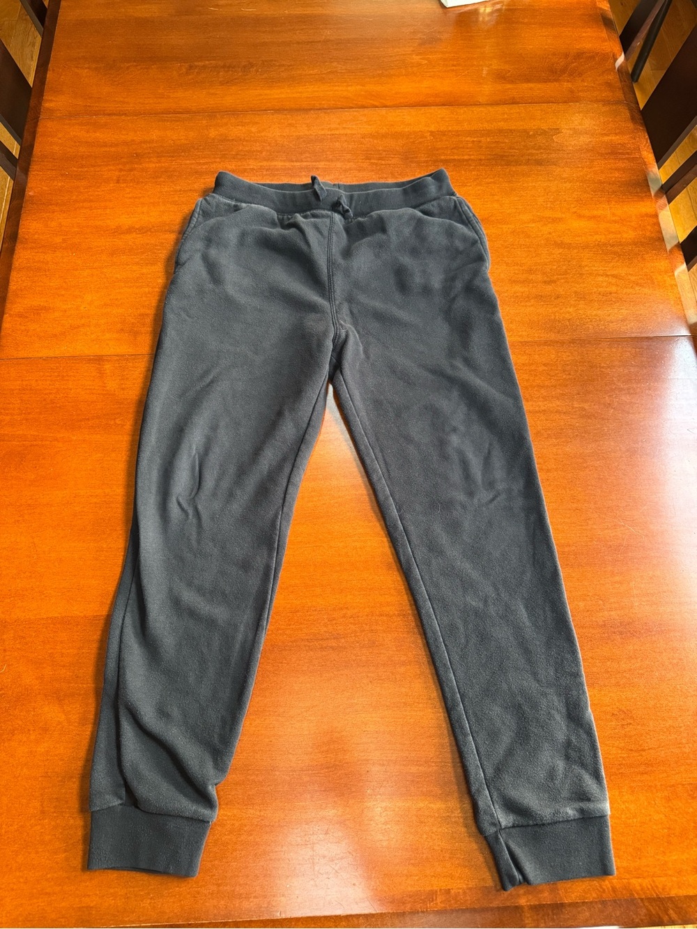 The Children’s Place Boys 14 Husky Black Fleece Jogger Sweatpants Pull-On